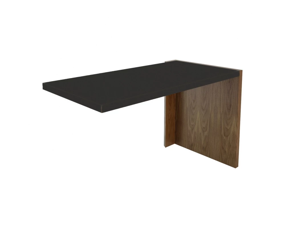 Брифинг-приставка матовая, кожа, правая 1240х640х750 Freeport