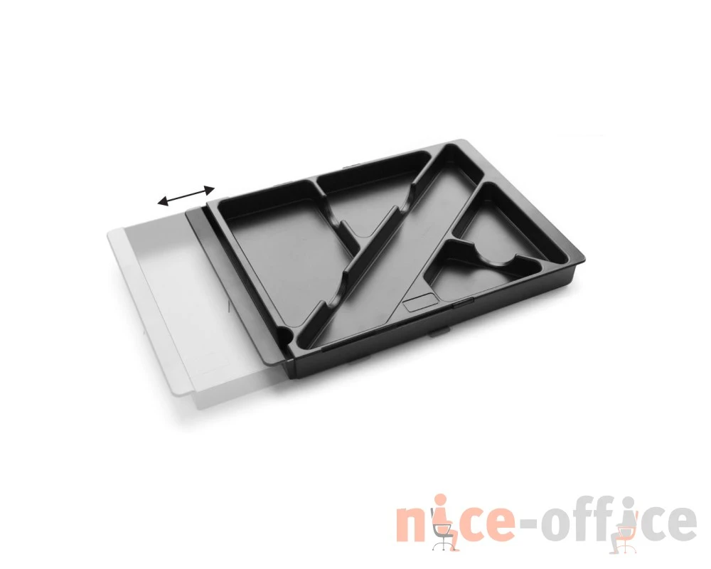 Лоток для канцтоваров 41,7x22,3x2,8 Profoffice Черный