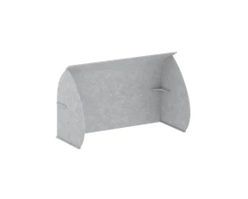 Кабина настольная скругленная на стол VE.KB2-98.6 980x600x1000 AcustiX images