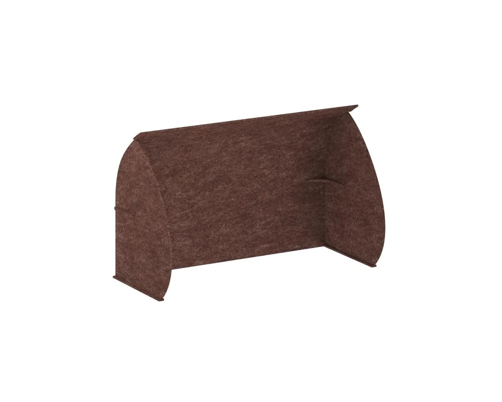 Кабина настольная скругленная на стол VE.KB2-98.6 980x600x1000 AcustiX