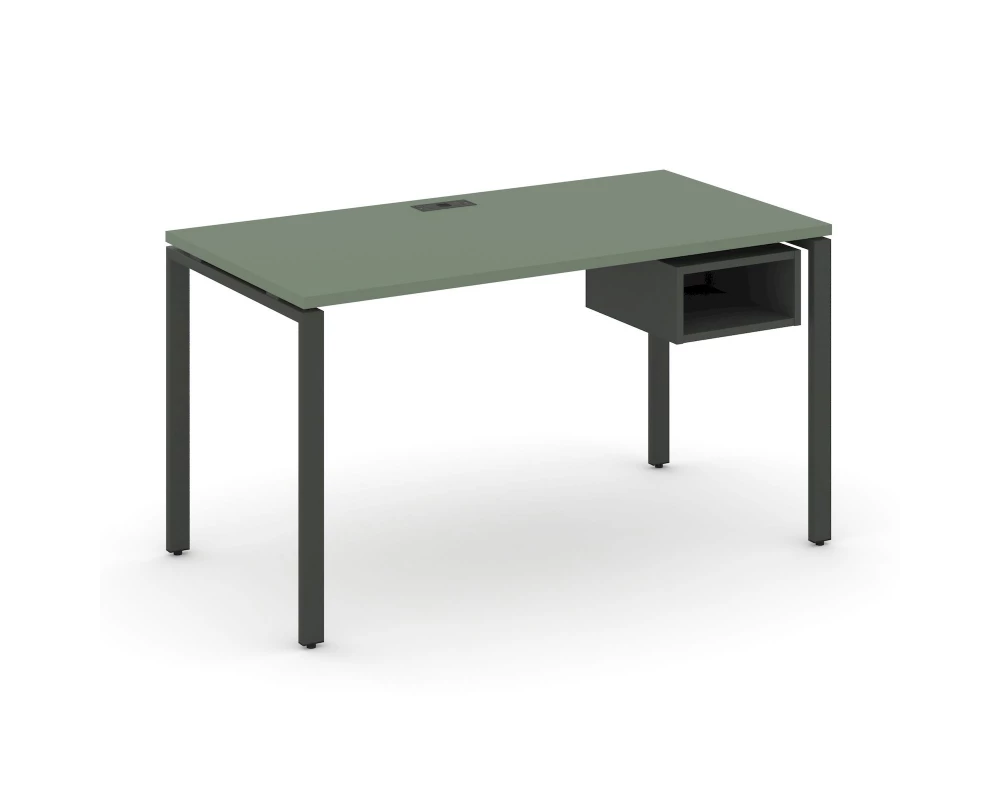 Стол рабочий с подвесной тумбой с 1 открытой нишей CN.SP-102 1180x720x750 Concept