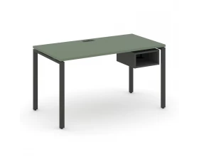 Стол рабочий с подвесной тумбой с 1 открытой нишей CN.SP-103 1380x720x750 Concept images