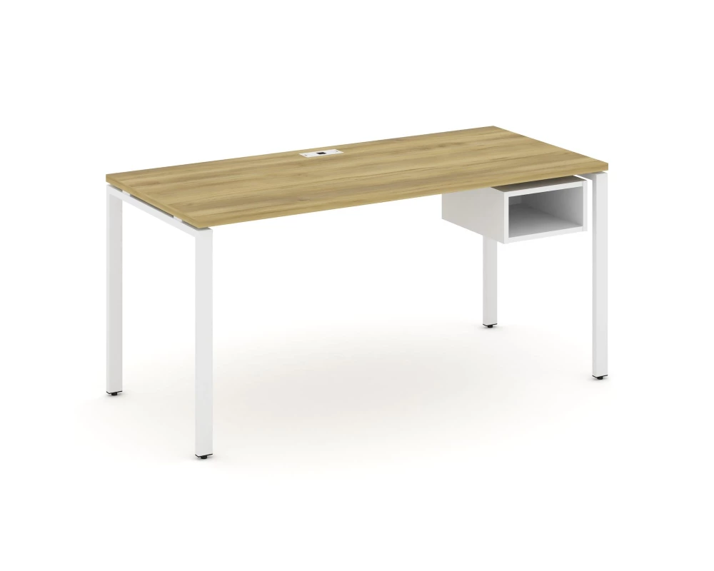 Стол рабочий с подвесной тумбой с 1 открытой нишей CN.SP-104 1580x720x750 Concept