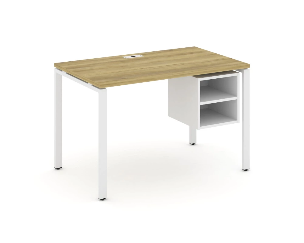 Стол рабочий с подвесной тумбой с 2 открытыми нишами CN.SP-106 1180x720x750 Concept