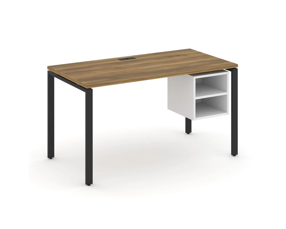 Стол рабочий с подвесной тумбой с 2 открытыми нишами CN.SP-107 1380x720x750 Concept