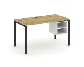 Стол рабочий с подвесной тумбой с 2 открытыми нишами CN.SP-107 1380x720x750 Concept images