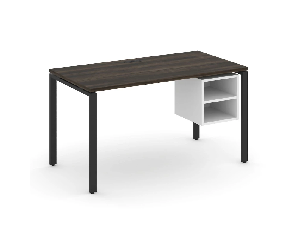 Стол рабочий с подвесной тумбой с 2 открытыми нишами CN.SP-107 1380x720x750 Concept