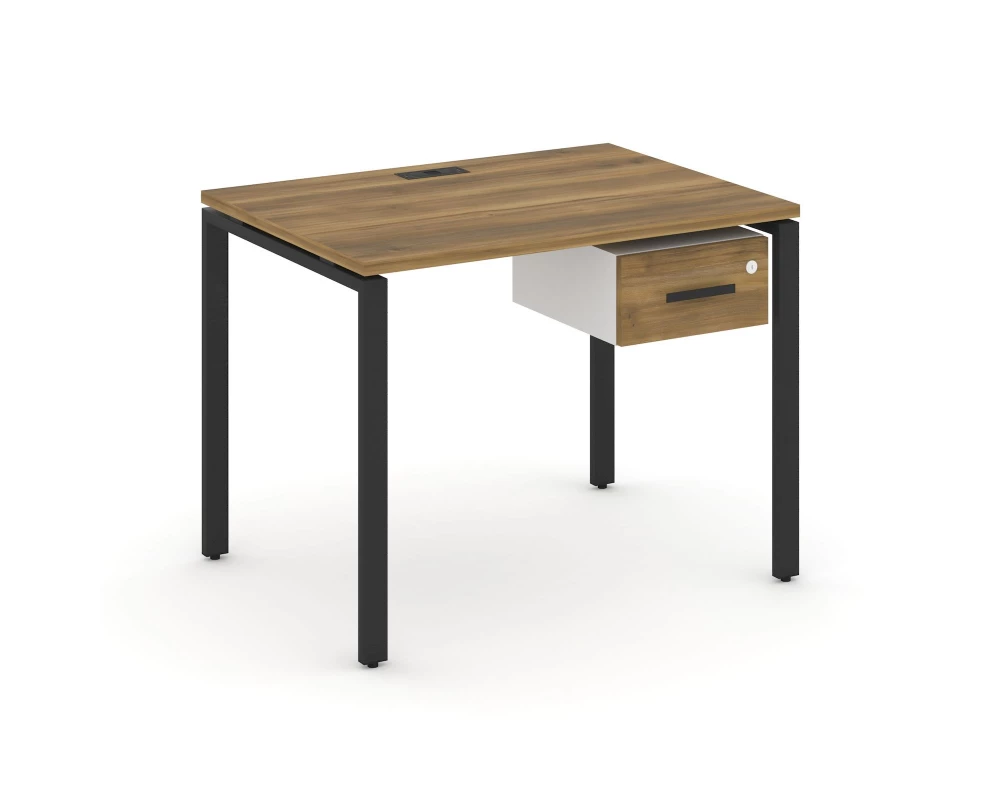 Стол рабочий с подвесной тумбой с одним ящ. CN.SP-109 W 980x720x750 Concept
