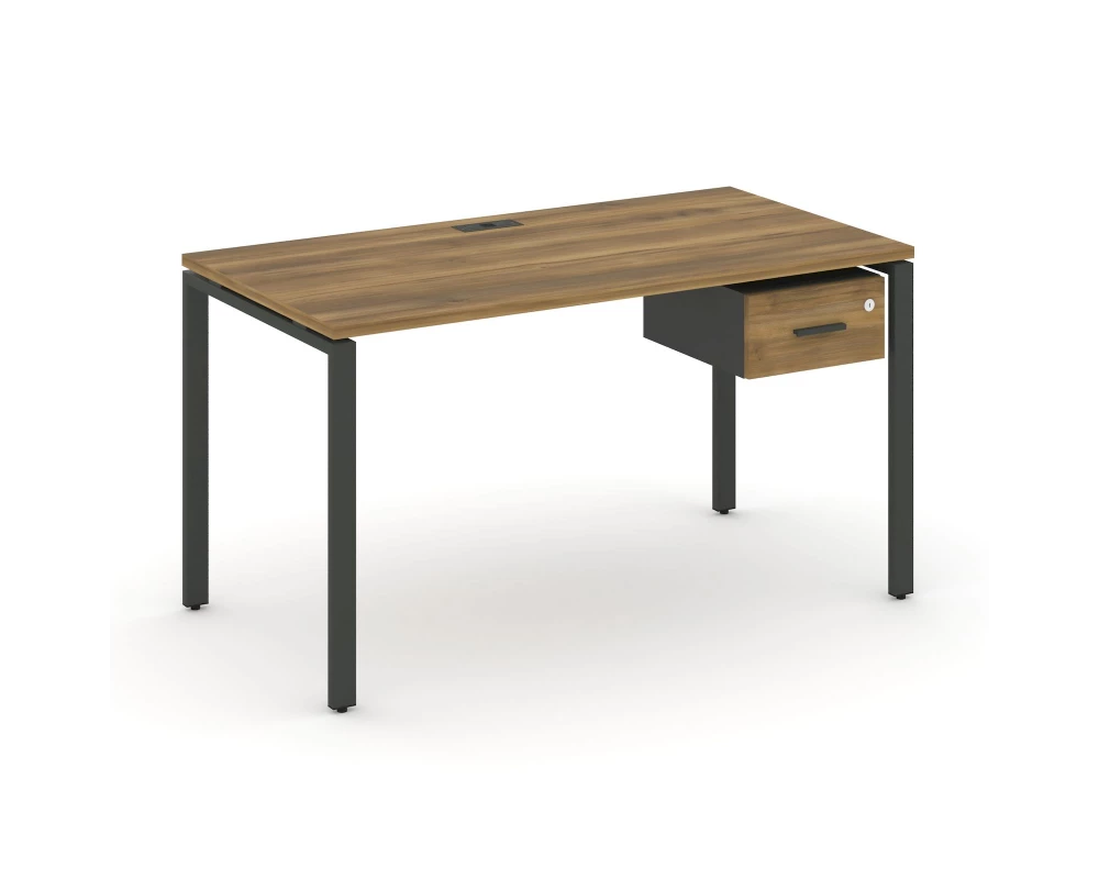 Стол рабочий с подвесной тумбой с одним ящ. CN.SP-109 W 980x720x750 Concept