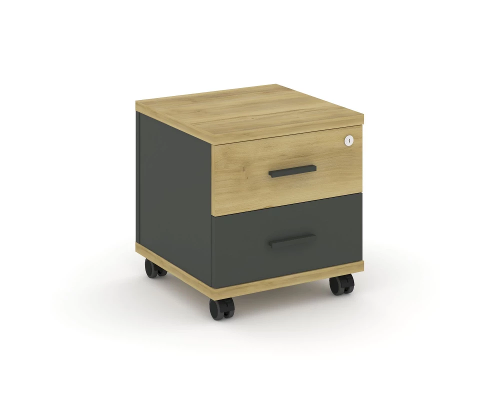 Тумба мобильная 2 ящ. CN.TUM-001 A 420x420x448 Concept