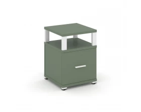 Тумба приставная 1 распаш. фасад с надставкой CN.TUP-005 W 420x420x583 Concept images