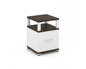 Тумба приставная 1 распаш. фасад с надставкой CN.TUP-005 W 420x420x583 Concept images