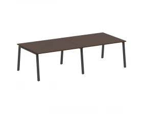 Переговорный стол (2 столешницы) на А-образном м/к 280x123,5x75 Метал Систем / Metal System images