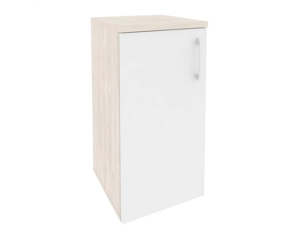 Шкаф низкий узкий левый (1 низкий фасад ЛДСП) 400x420x823 Onix