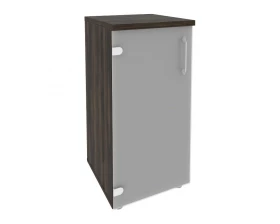 Шкаф низкий узкий левый (1 низкий фасад стекло) 400x420x823 Onix images