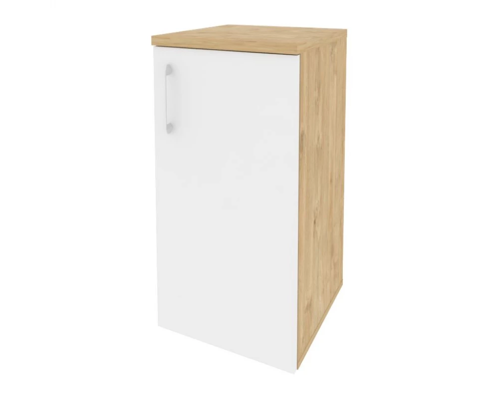 Шкаф низкий узкий правый (1 низкий фасад ЛДСП) 400x420x823 Onix