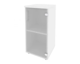 Шкаф низкий узкий правый (1 низкий фасад стекло) 400x420x823 Onix images