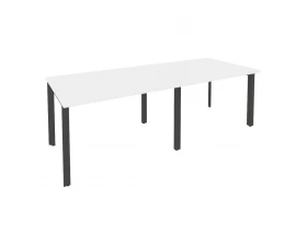 Стол переговорный (2 столешницы) на П-образном м/к 2360x980x750 Onix images