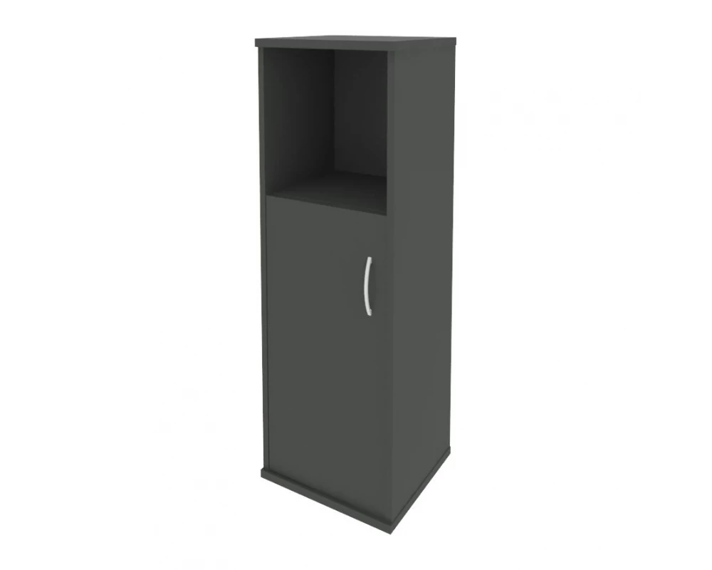 Шкаф средний узкий левый 1 низкая дверь ЛДСП Riva