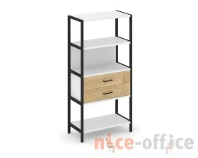 Односекционный стеллаж четырехярусный с ящиками 810х400х1613 Шелф Систем / Shelf System images