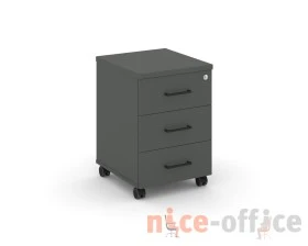 Тумба мобильная 3 ящ. Стандартные колеса 416x460x611 Стайл Проджект / Style Project images
