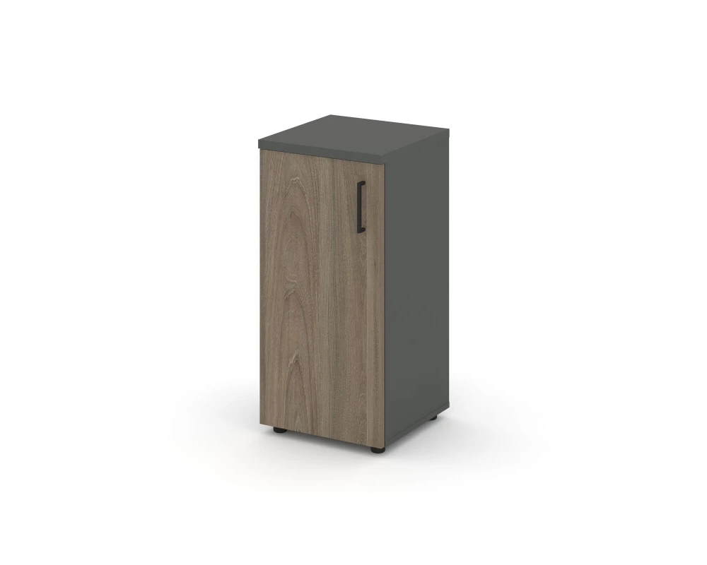 Шкаф низкий узкий левый закрытый 400x400x833 зад. стенка HDF Style Project