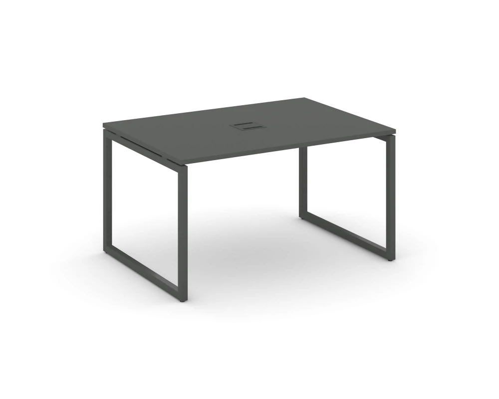 Стол переговорный на О-образном каркасе 40 мм с лючком 980x980x750 Style Project