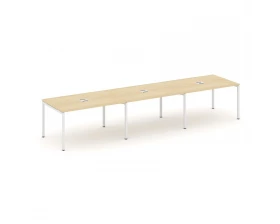 Стол переговорный на П-образном каркасе 40 мм с лючком 4410x980x750 Style Project images