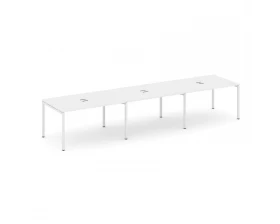 Стол переговорный на П-образном каркасе 40 мм с лючком 4410x980x750 Style Project images