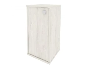 Шкаф низкий узкий 1 низкая дверь ЛДСП левый 412x410x828 Style System images