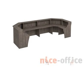 Стойка ресепшн П-образная с вырезом 430 Комфорт images