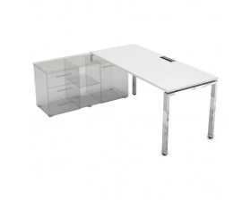 Стол рабочий прямолинейный три опоры, левый (1600*900*750) НСТЛ-П.994 Gloss Line images