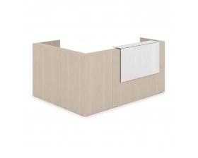 Комплект Ресепшн с фартуком HPL (2344*1765*1149) (без подсветки) 1КР-КЛ.102 Lounge images