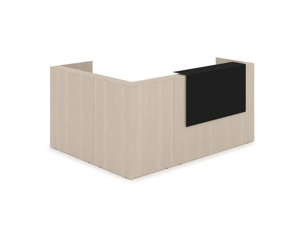 Комплект Ресепшн с фартуком HPL (2344*1765*1149) (без подсветки) 1КР-КЛ.102 Lounge