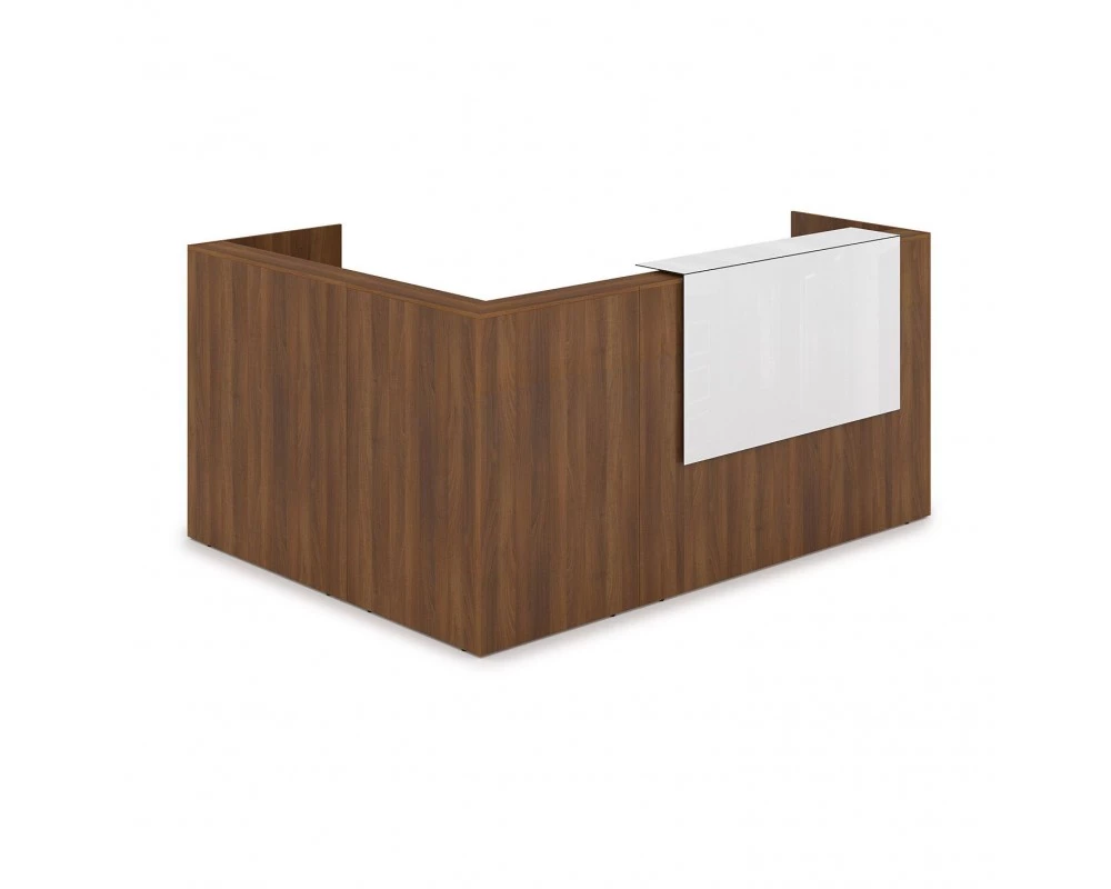 Комплект Ресепшн с фартуком HPL (2344*1765*1149) (без подсветки) 1КР-КЛ.102 Lounge