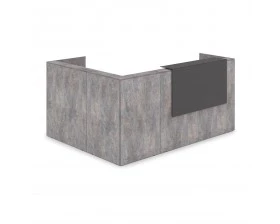 Комплект Ресепшн с фартуком HPL (2344*1765*1149) (без подсветки) 1КР-КЛ.102 Lounge images