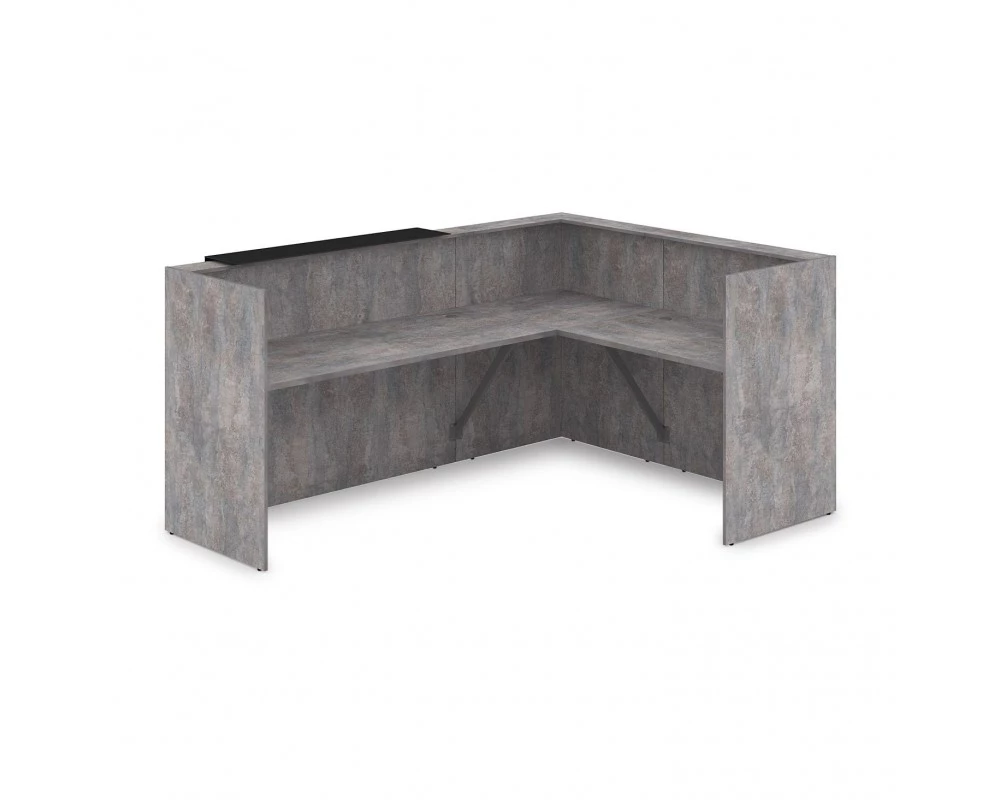 Комплект Ресепшн с фартуком HPL (2344*1765*1149) (без подсветки) 1КР-КЛ.102 Lounge