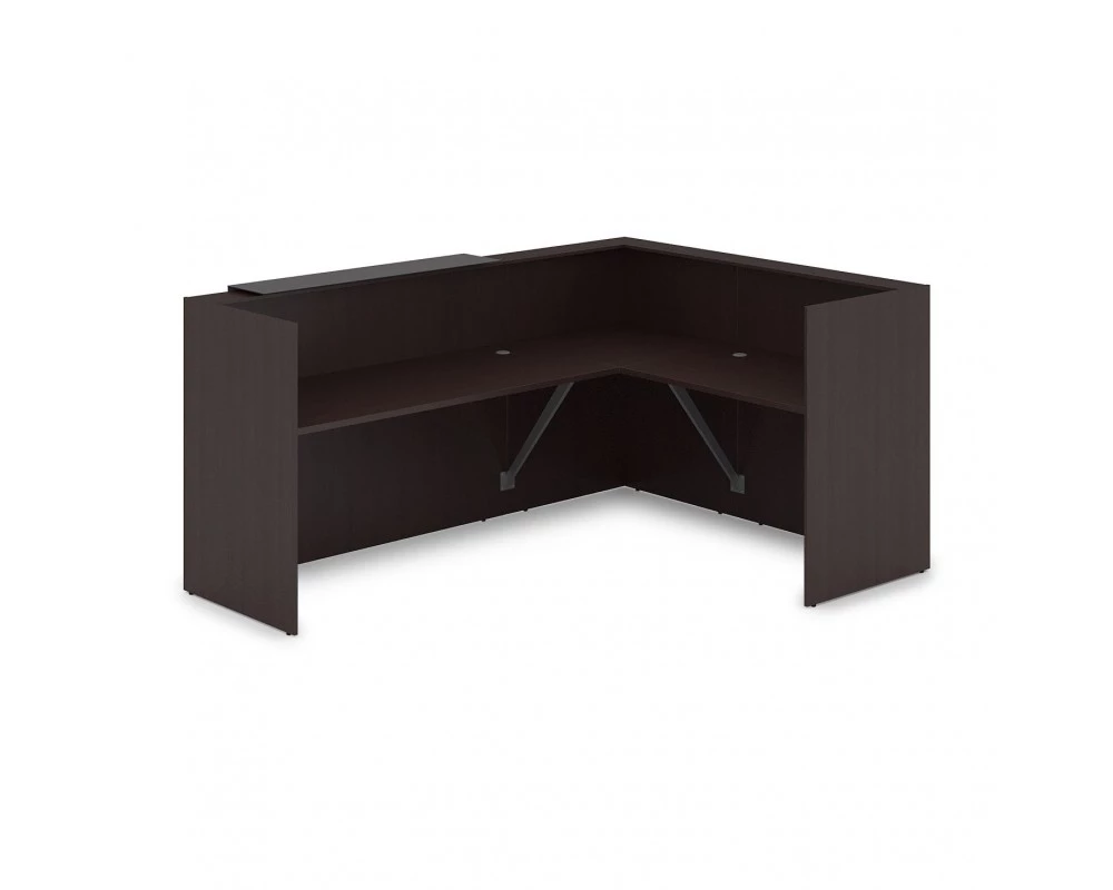 Комплект Ресепшн с фартуком HPL (2344*1765*1149) (с подсветкой) 1КР-КЛ.102.1 Lounge