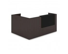 Комплект Ресепшн с фартуком HPL (2344*1765*1149) (с подсветкой) 1КР-КЛ.102.1 Lounge images