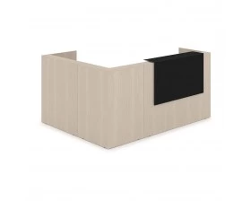 Комплект Ресепшн с фартуком HPL (2344*1765*1149) (с подсветкой) 1КР-КЛ.102.1 Lounge images