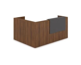 Комплект Ресепшн с фартуком HPL (2344*1765*1149) (с подсветкой) 1КР-КЛ.102.1 Lounge images