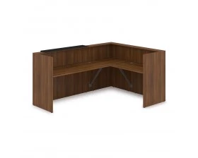 Комплект Ресепшн с фартуком HPL (2344*1765*1149) (с подсветкой) 1КР-КЛ.102.1 Lounge images