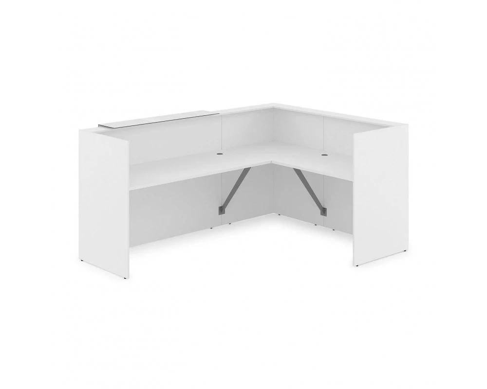 Комплект Ресепшн с фартуком HPL (2344*1765*1149) (с подсветкой) 1КР-КЛ.102.1 Lounge