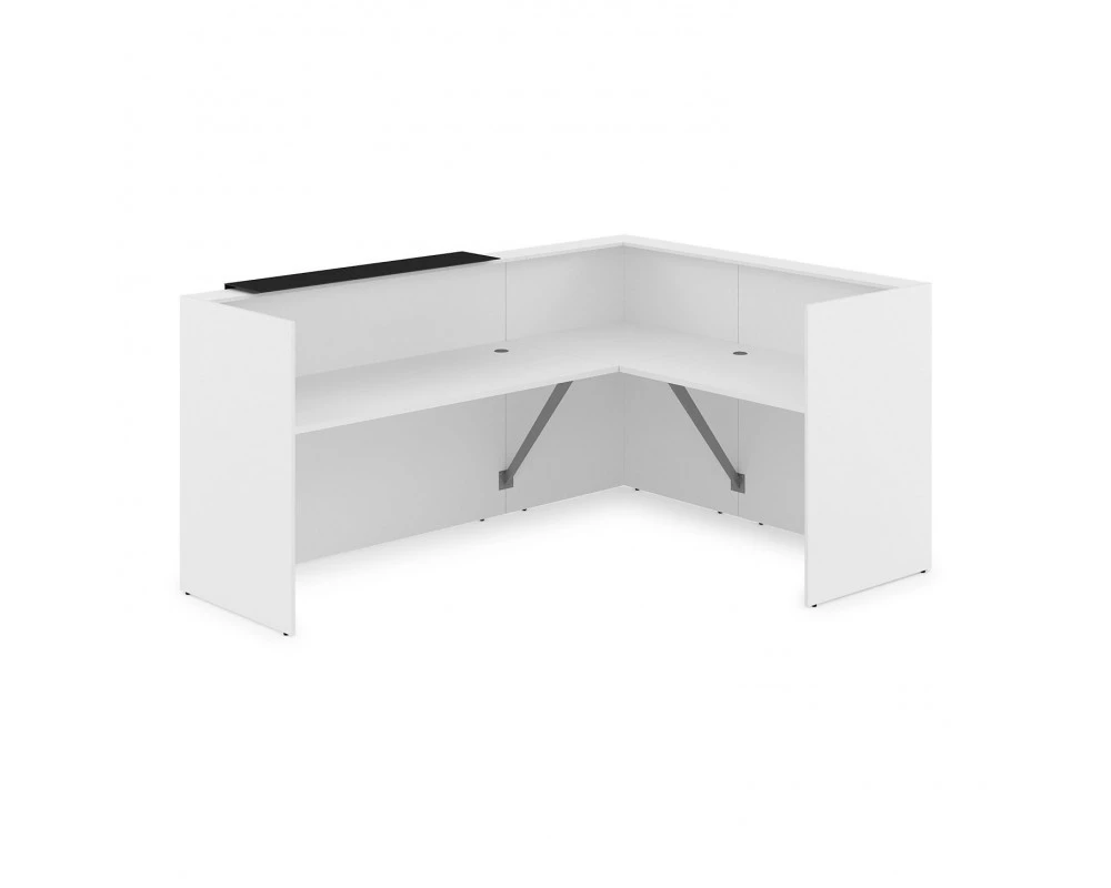 Комплект Ресепшн с фартуком HPL (2344*1765*1149) (с подсветкой) 1КР-КЛ.102.1 Lounge