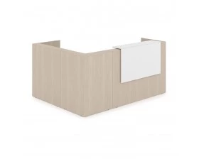 Комплект Ресепшн с фартуком ЛДСП (2344*1777*1161) (с подсветкой) 1КР-ДС.102.1 Lounge images