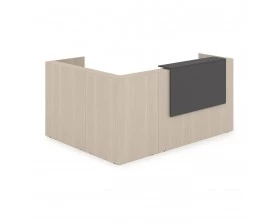 Комплект Ресепшн с фартуком ЛДСП (2344*1777*1161) (с подсветкой) 1КР-ДС.102.1 Lounge images