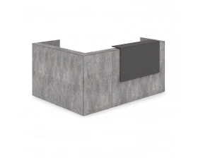 Комплект Ресепшн с фартуком ЛДСП (2344*1777*1161) (с подсветкой) 1КР-ДС.102.1 Lounge images