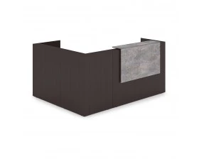 Комплект Ресепшн с фартуком ЛДСП (2344*1777*1161) (с подсветкой) 1КР-ДС.102.1 Lounge images