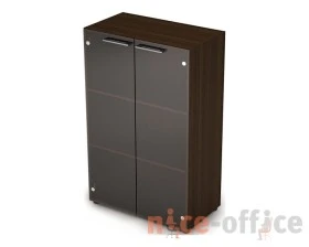Шкаф средний со стеклом (798*430*1277) 4Ш.017.3 ТАЙМ-МАКС / TAIM-MAX images