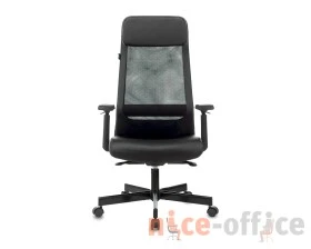 Кресло Бюрократ T-995/BLACK Сетка/Экокожа, Черный images